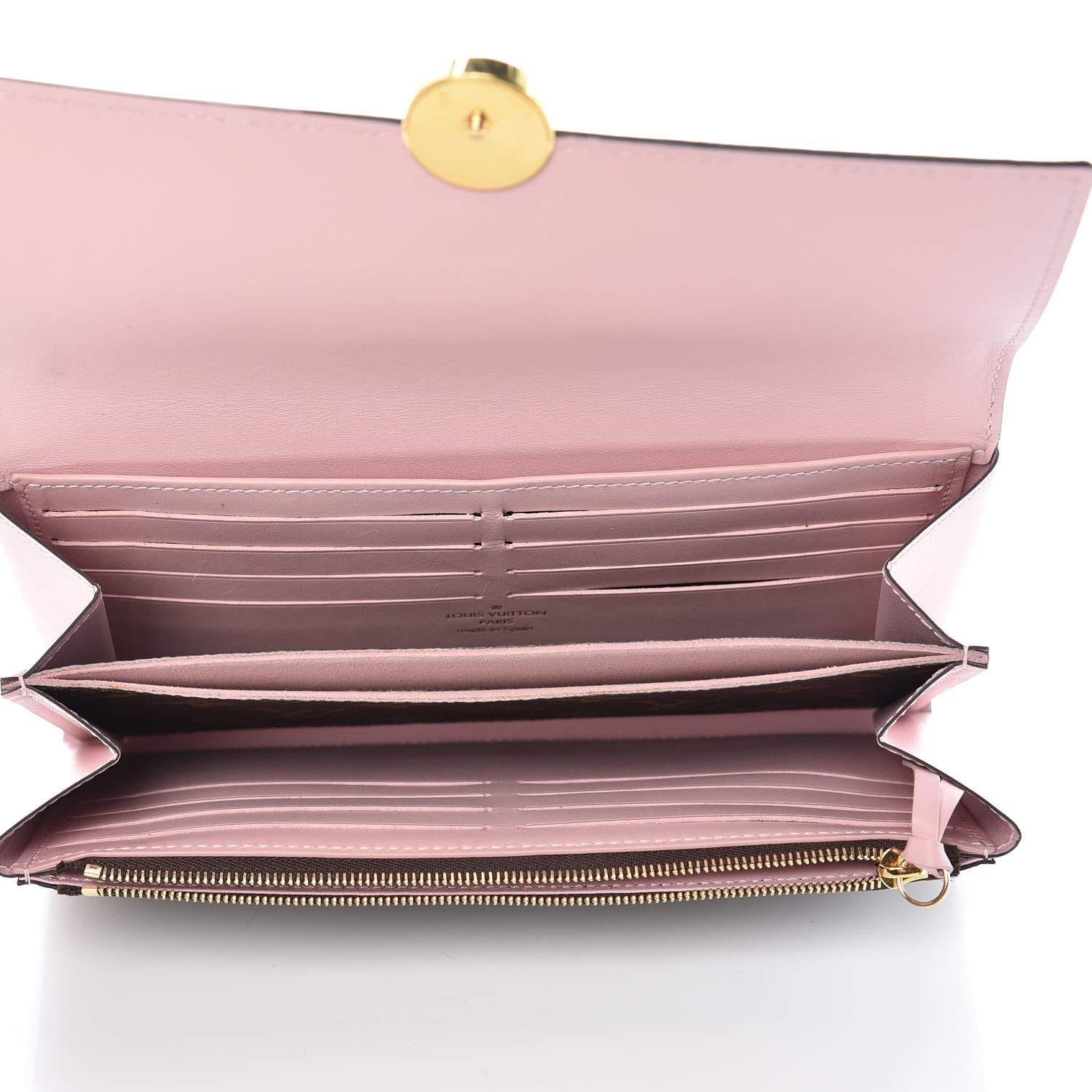 Louis Vuitton Monogram Flore Wallet Rose Ballerine 5 of 13