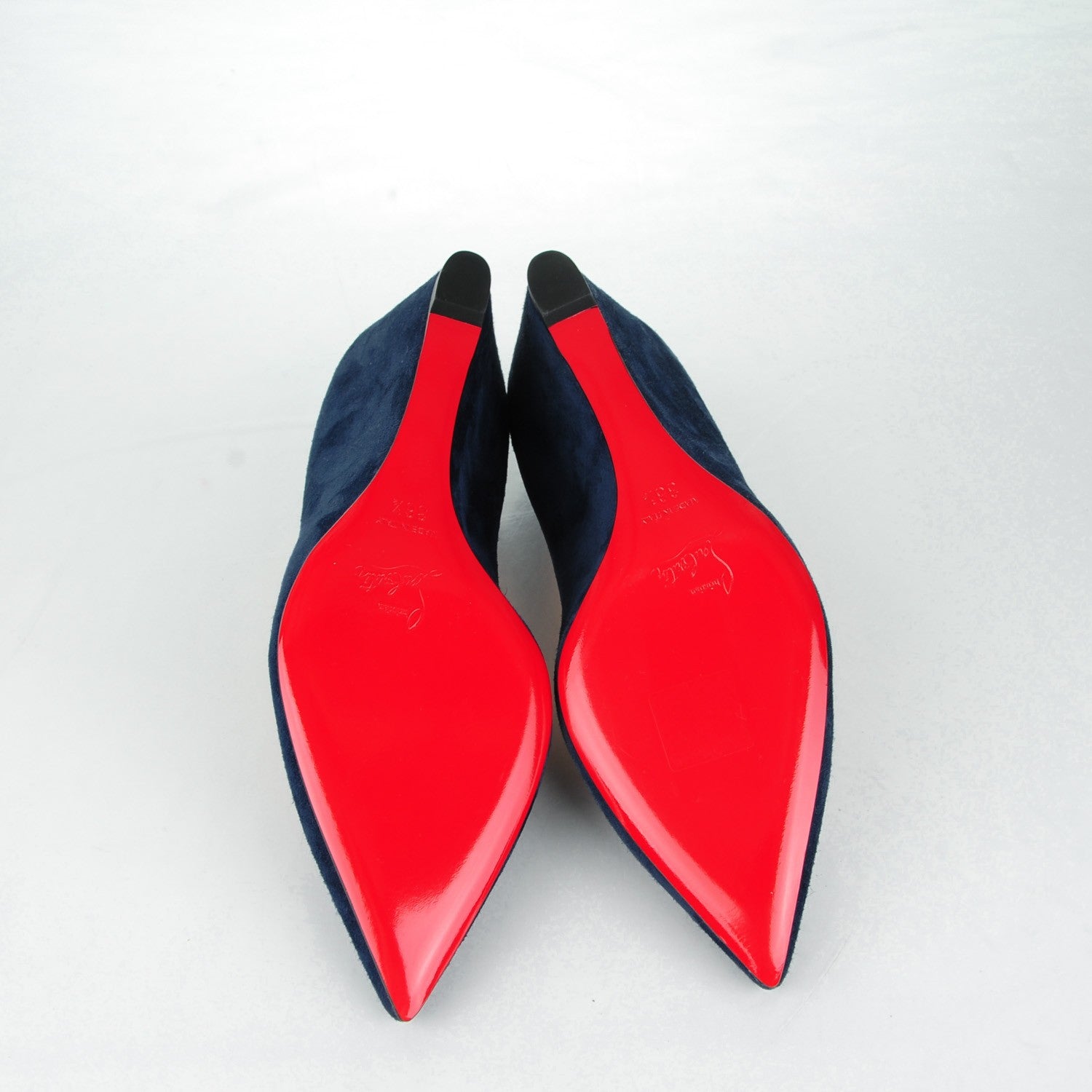 Christian Louboutin Veau Velours Pipina 55 Wedges 36.5 Night 5 of 7