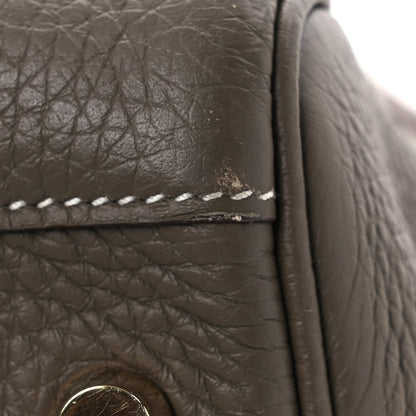 Hermes Taurillon Clemence Lindy 26 Etoupe 14 of 17