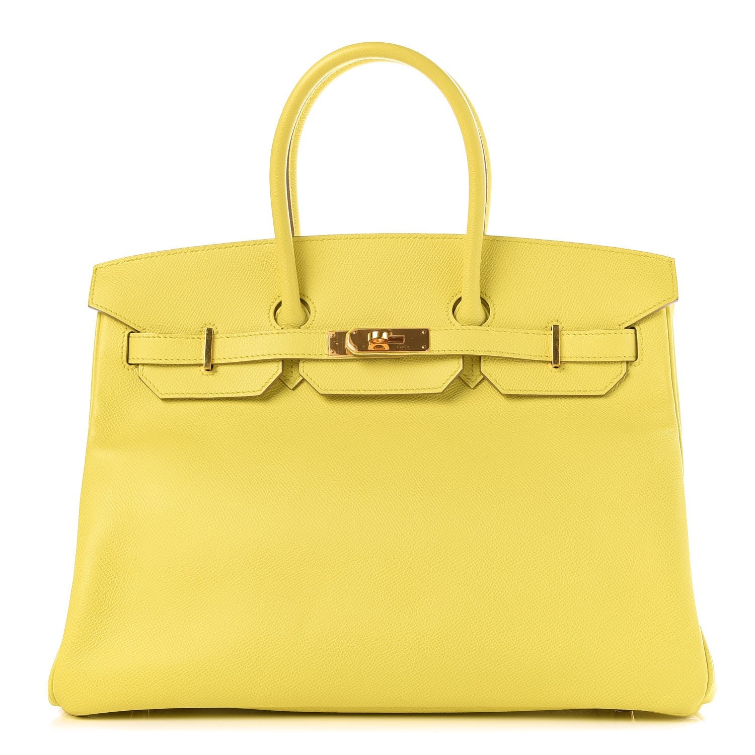 Hermes Epsom Birkin 35 Lime 1 of 35