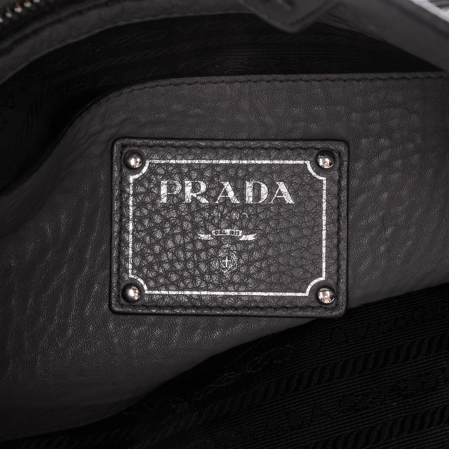 Prada Vitello Daino Side Pocket Tote Marmo 6 of 8