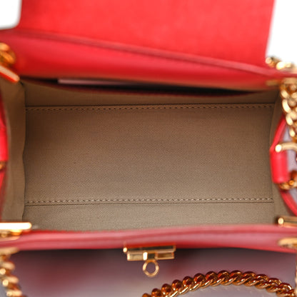 Chloe Shiny Calfskin Mini Annie Shoulder Bag Dreamy Red 5 of 5
