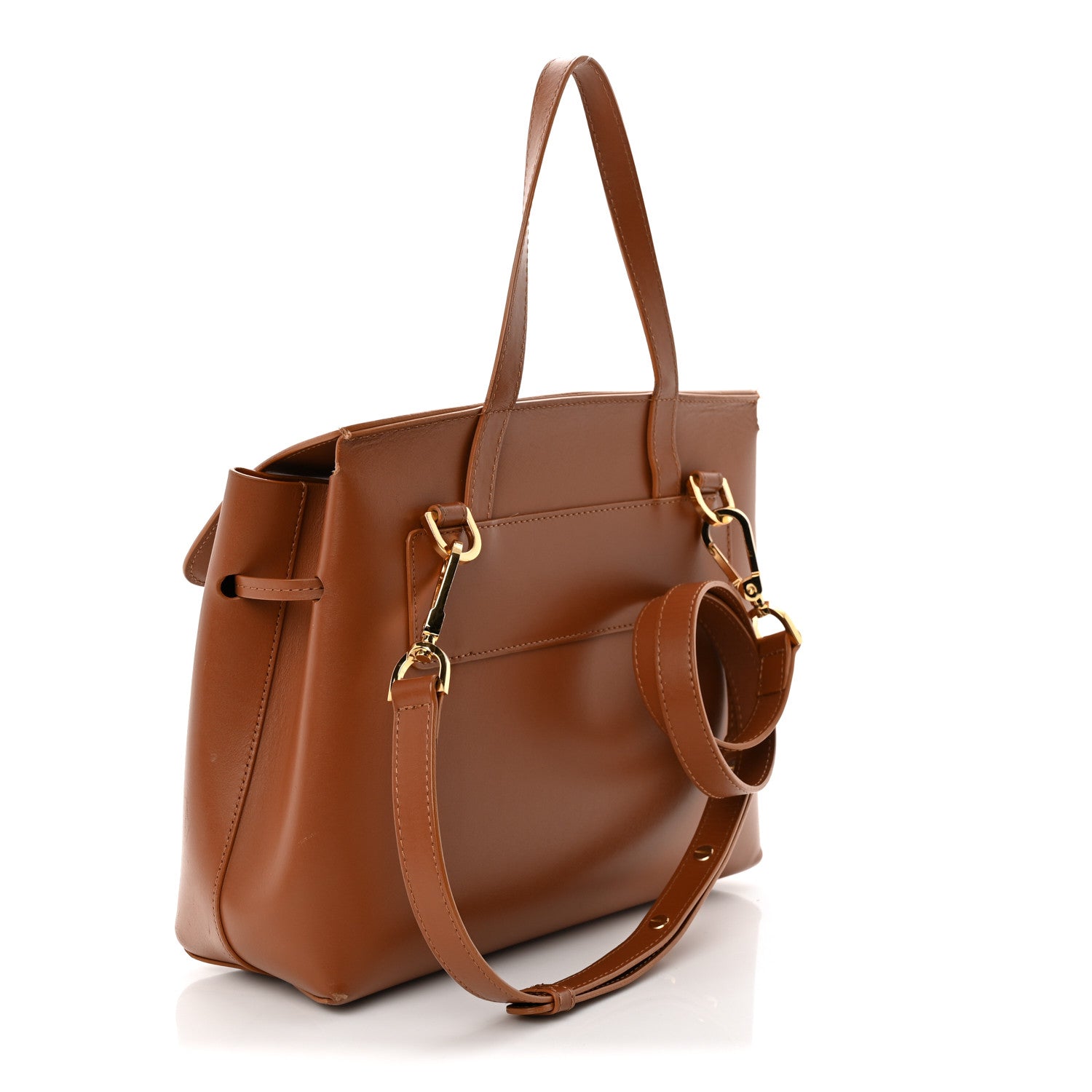 Mansur Gavriel Calfskin Soft Lady Bag Biscotti 3 of 16