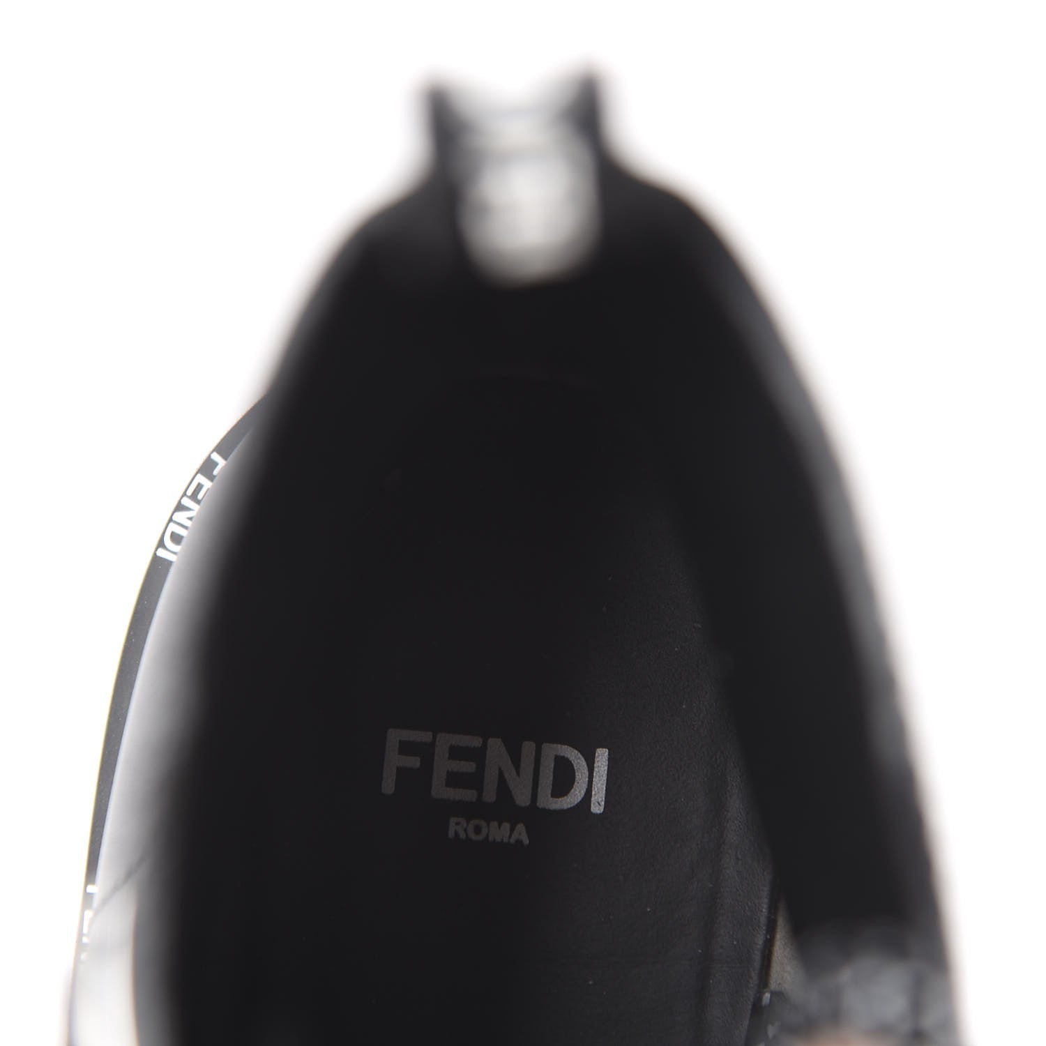 Fendi Calfskin FFreedom Platform Biker Boots 37.5 Black 7 of 8