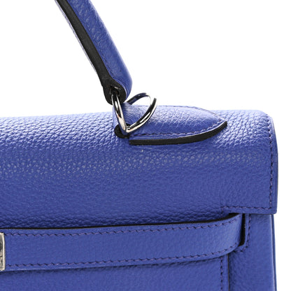 Hermes Togo Kelly Retourne 32 Bleu Electrique 13 of 17