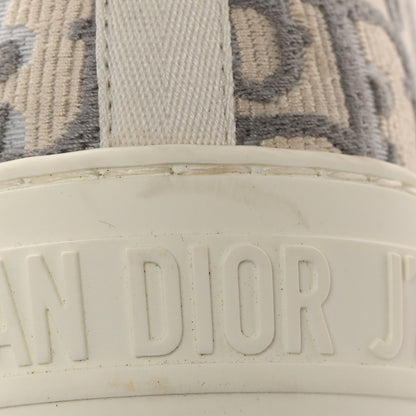 Christian Dior Canvas Oblique Walk'N'Dior Low Top Sneakers 35.5 Stone Grey 11 of 13