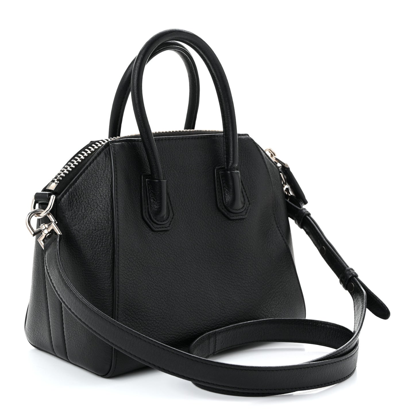 Sugar Goatskin Mini Antigona Black
