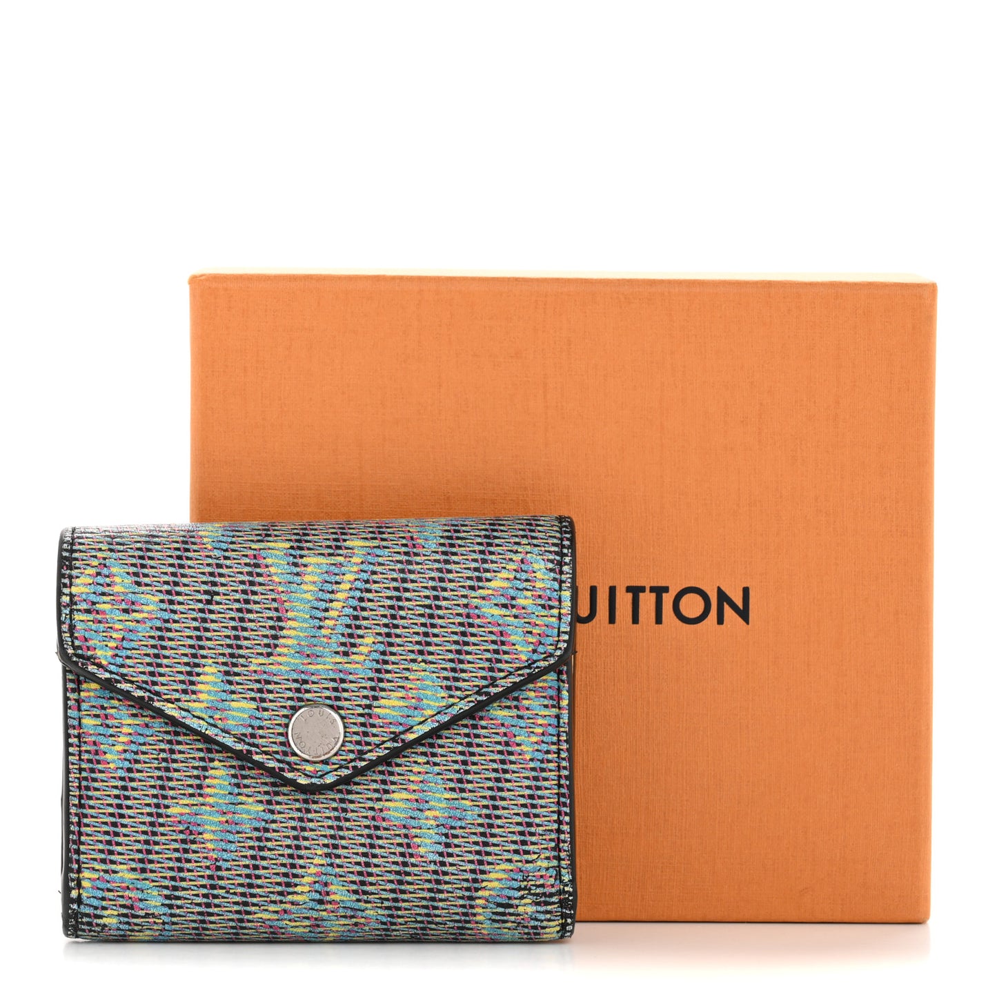 Monogram LV Pop Zoe Wallet Blue