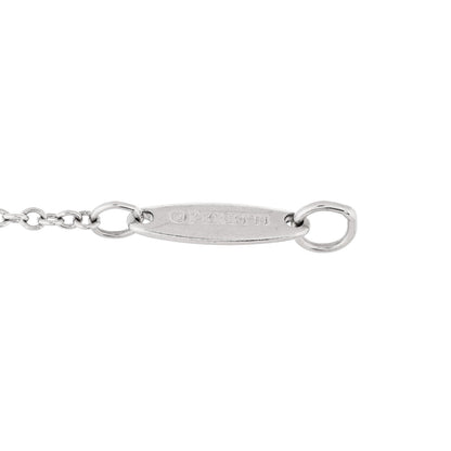 Tiffany Platinum Diamond .15ctw Elsa Peretti Diamonds by the Yard Station Bracelet 4 of 5