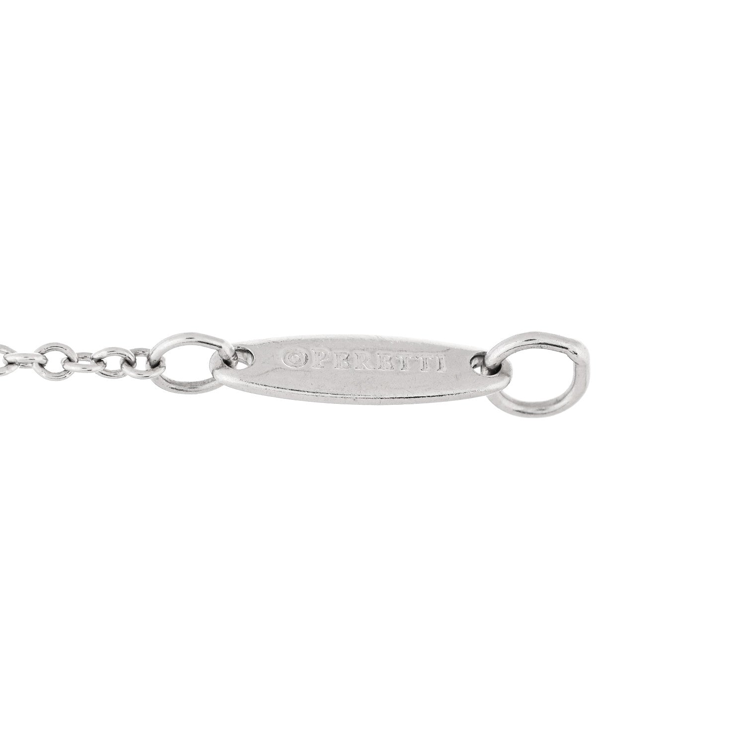 Tiffany Platinum Diamond .15ctw Elsa Peretti Diamonds by the Yard Station Bracelet 4 of 5