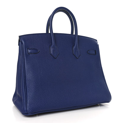 Hermes Togo Birkin 25 Bleu Encre 3 of 10