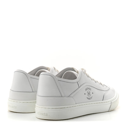 Hermes Calfskin Womens Get Sneakers 39 White 5 of 10