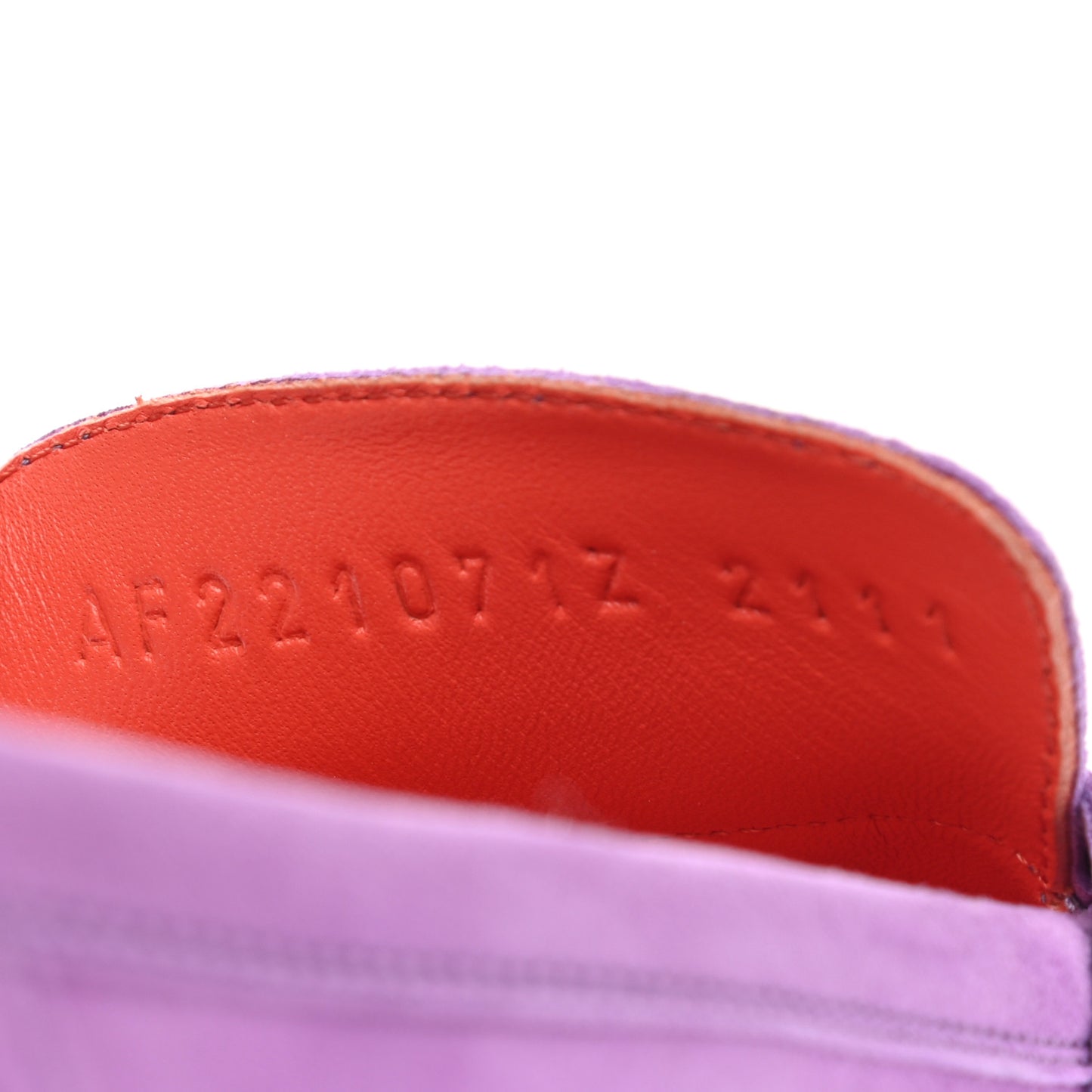Suede Goatskin Womens Royal Loafers 36 Violet Parme