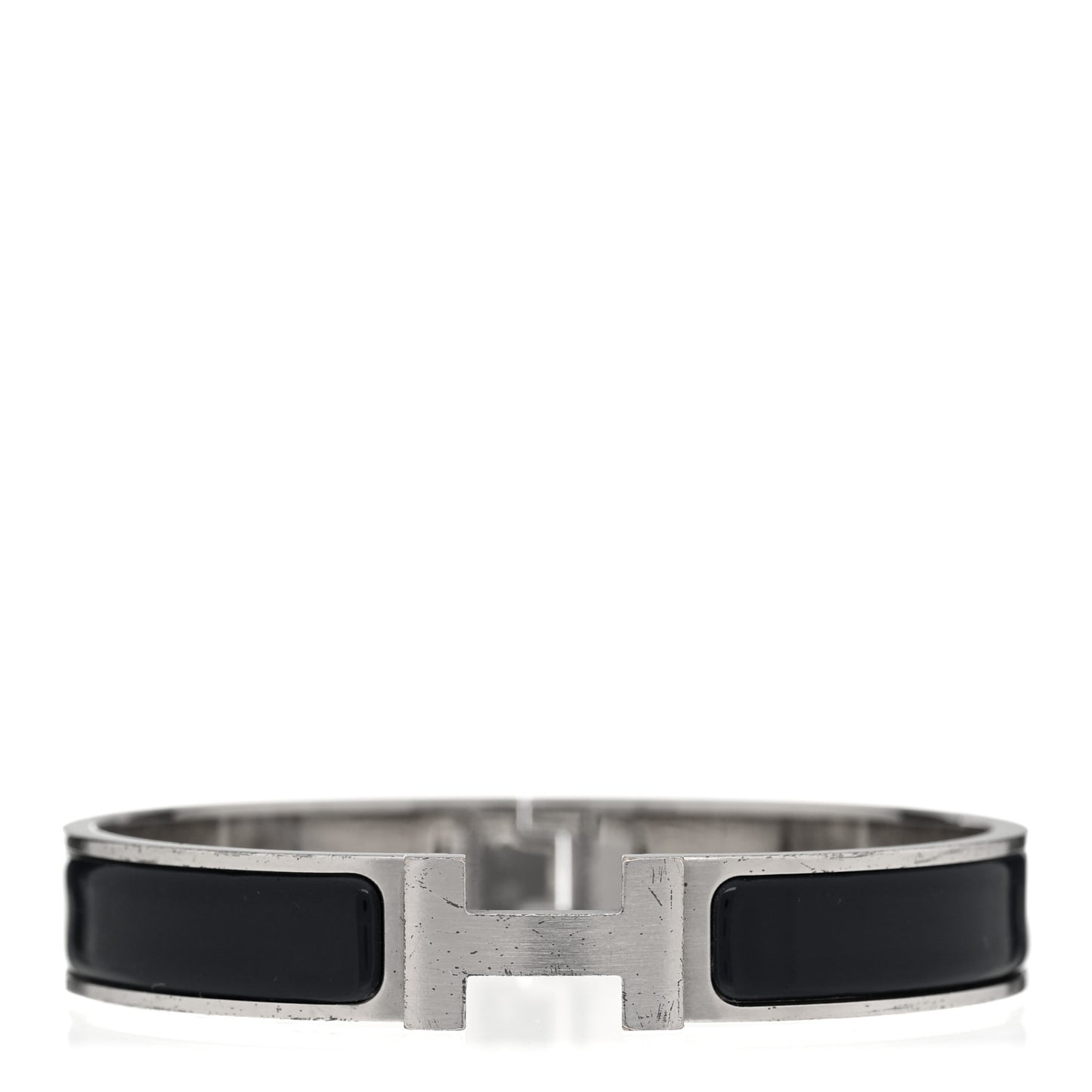 Matte Enamel Narrow Clic Clac HH Bracelet GM Bleu Nuit