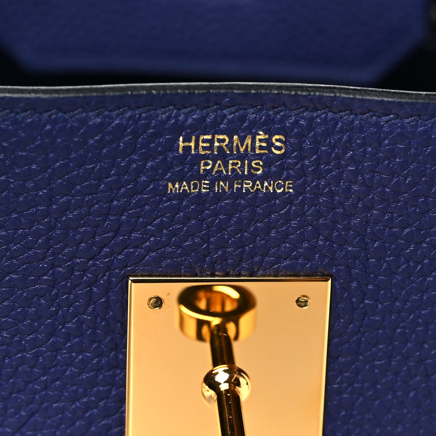 Hermes Togo Birkin 30 Bleu Encre 6 of 11
