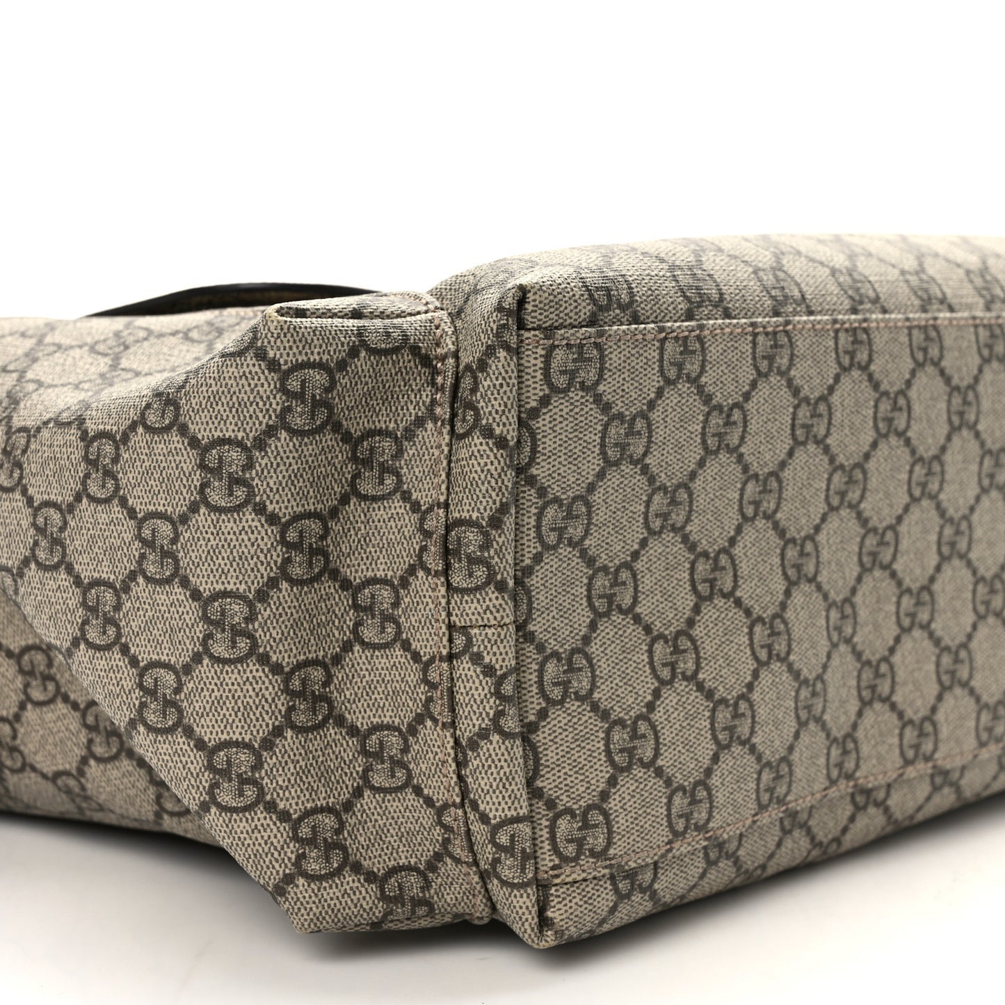 GG Plus Monogram Messenger Diaper Bag Dark Brown