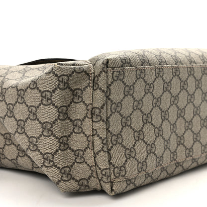 Gucci GG Plus Monogram Messenger Diaper Bag Dark Brown 10 of 14