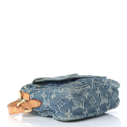 Louis Vuitton Denim Camera Bag Blue 4 of 12