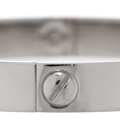 Cartier 18K White Gold LOVE Bracelet 16 3 of 7
