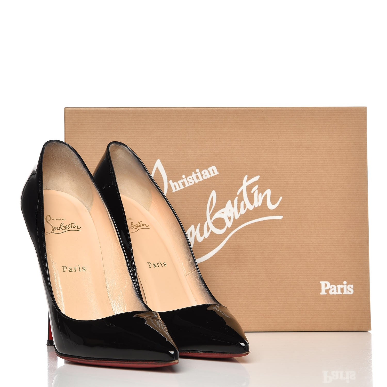 Christian Louboutin Patent Pigalle 120 Pumps 39 Black 13 of 13