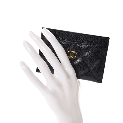Chanel Caviar Quilted Card Holder Black 2 of 9