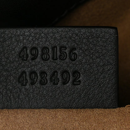 Gucci GG Supreme Monogram Small Padlock Tote Black 7 of 10