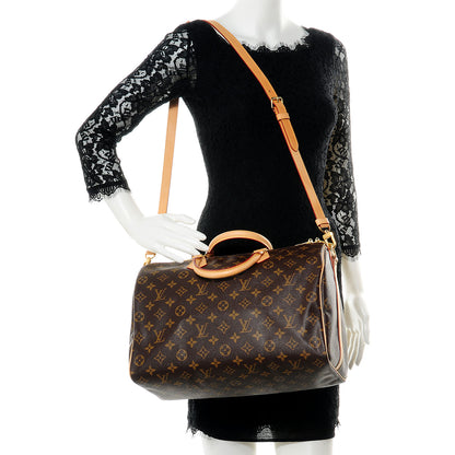 Louis Vuitton Monogram Speedy Bandouliere 35 2 of 7