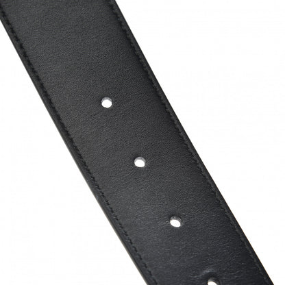 Gucci Moon Calfskin Pearl Double G 40mm Belt 110 44 Black Cream 4 of 6