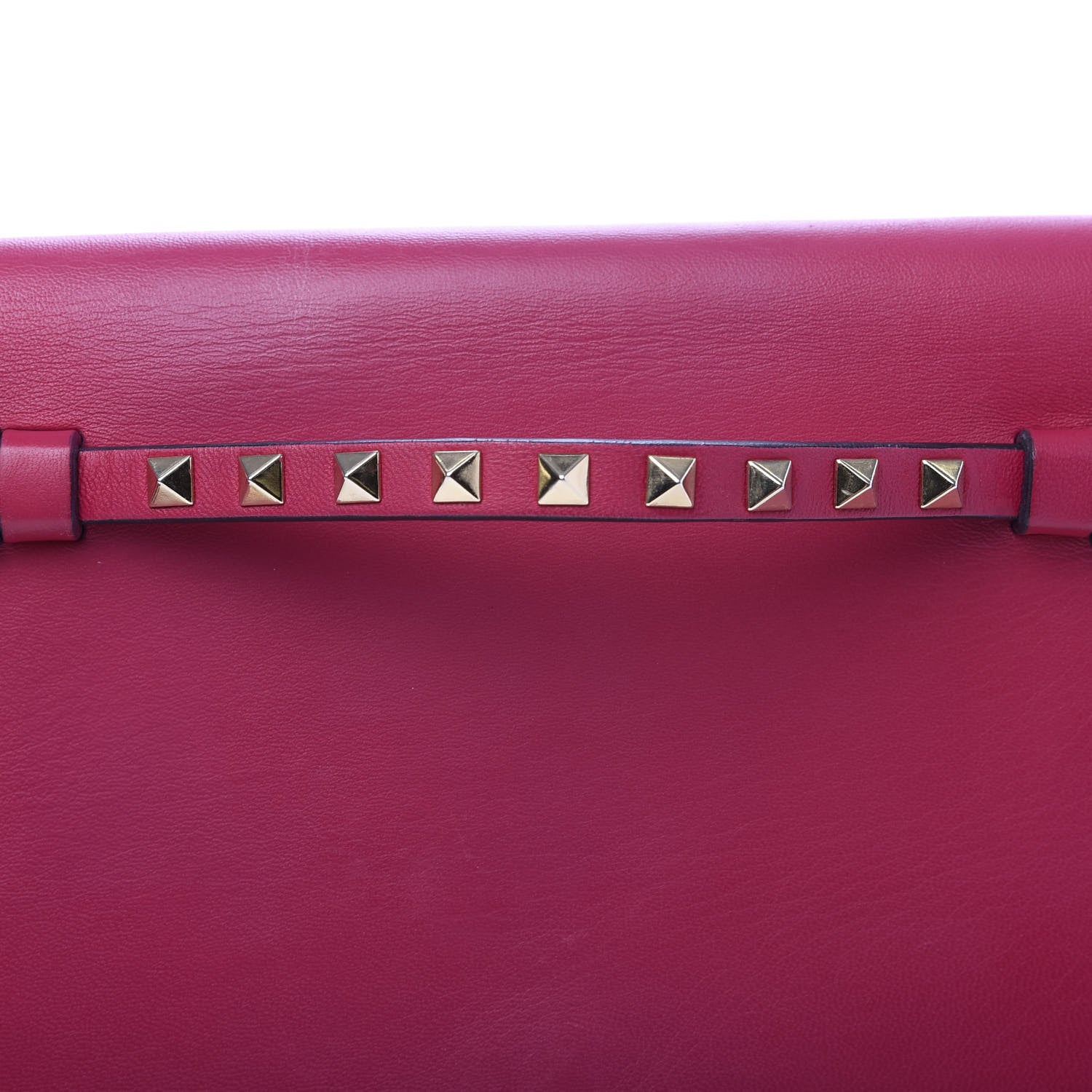Valentino Garavani Nappa Rockstud Wristlet Clutch Cyclamin 9 of 11