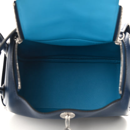 Hermes Swift Verso Mini Lindy 20 Bleu Navy Bleu Frida 4 of 7