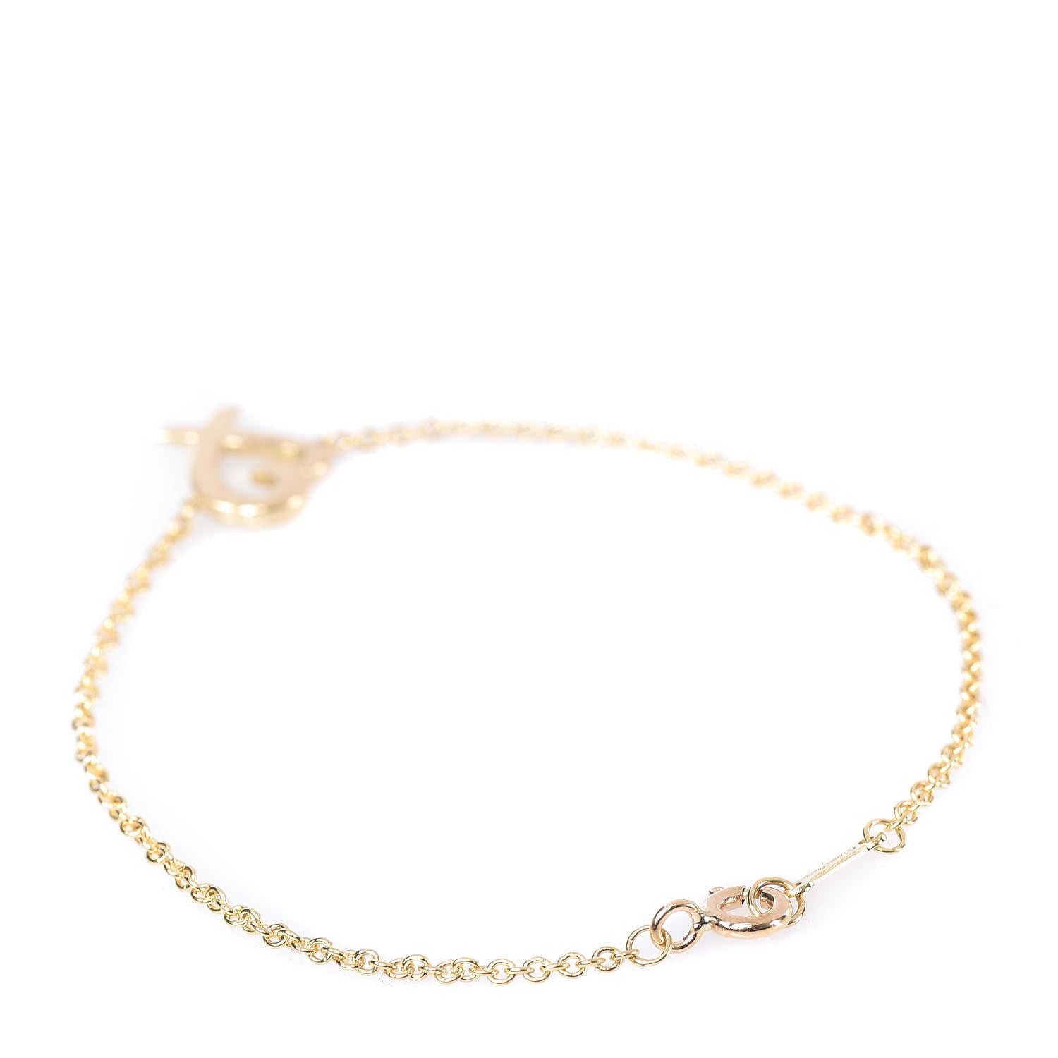 Tiffany 18K Yellow Gold Paloma Picasso Loving Heart Bracelet 3 of 7