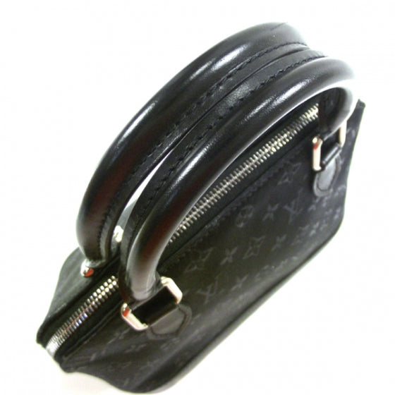 Satin Monogram Little Alma Black