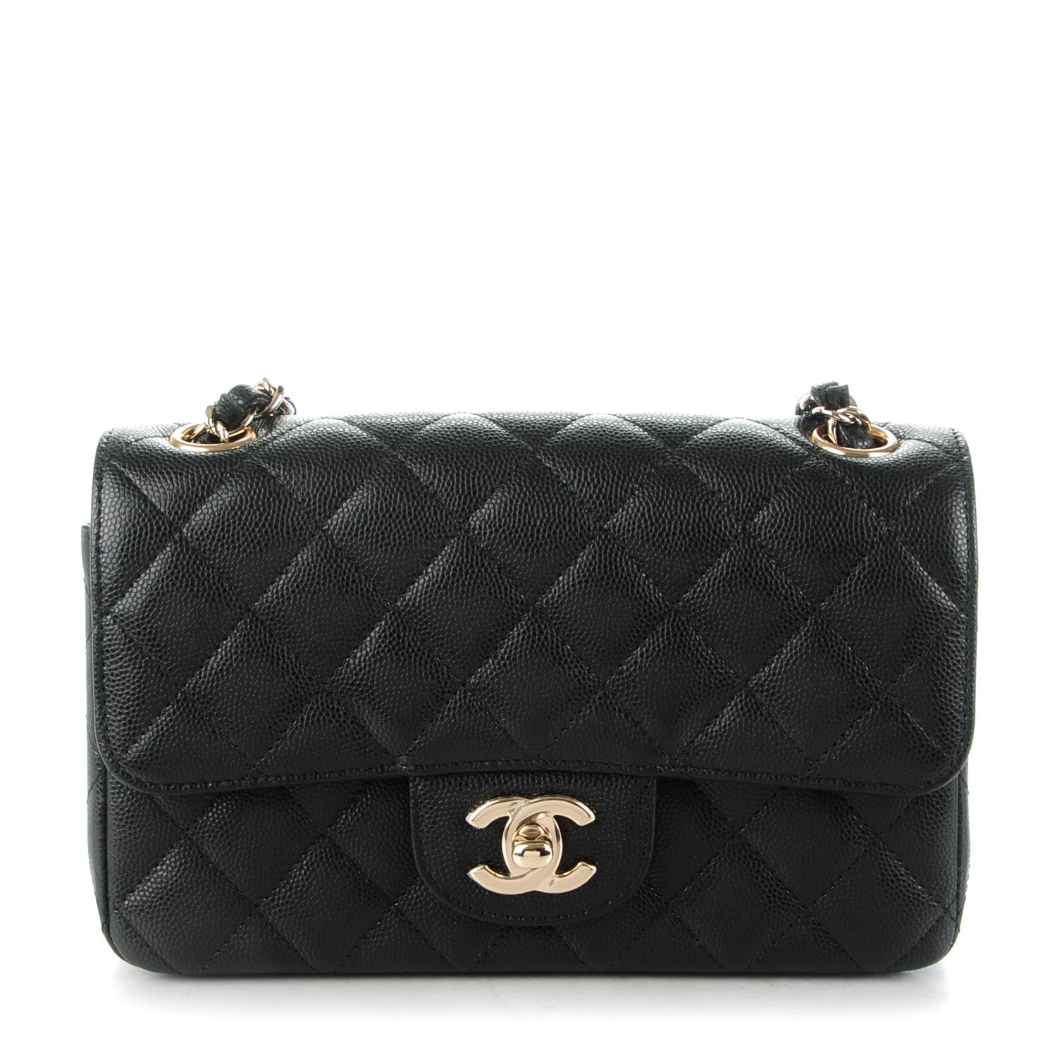 Chanel Caviar Quilted Mini Rectangular Flap Black 1 of 8