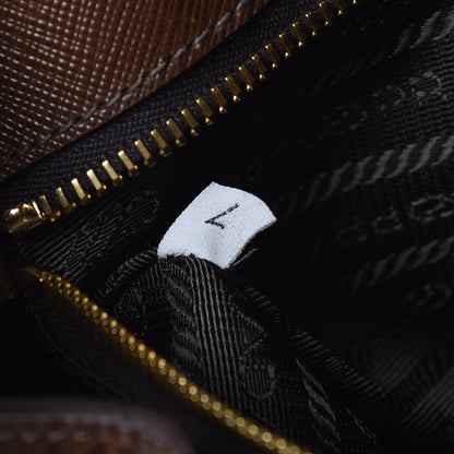 Prada Saffiano Lux Large Tote Cacao 7 of 8