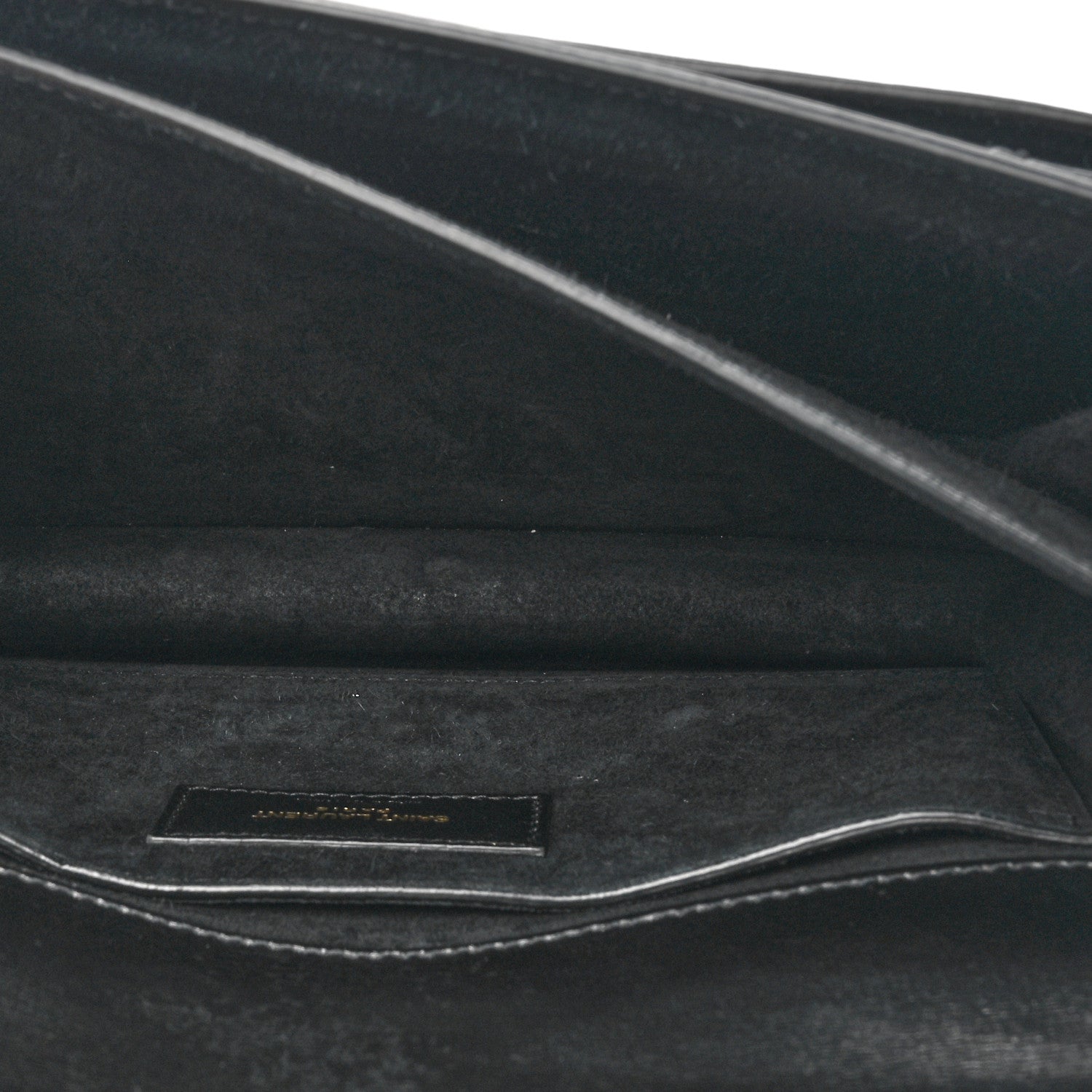 Saint Laurent Calfskin Medium Monogram Sunset Black 6 of 19
