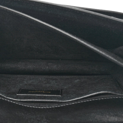 Saint Laurent Calfskin Medium Monogram Sunset Black 6 of 19