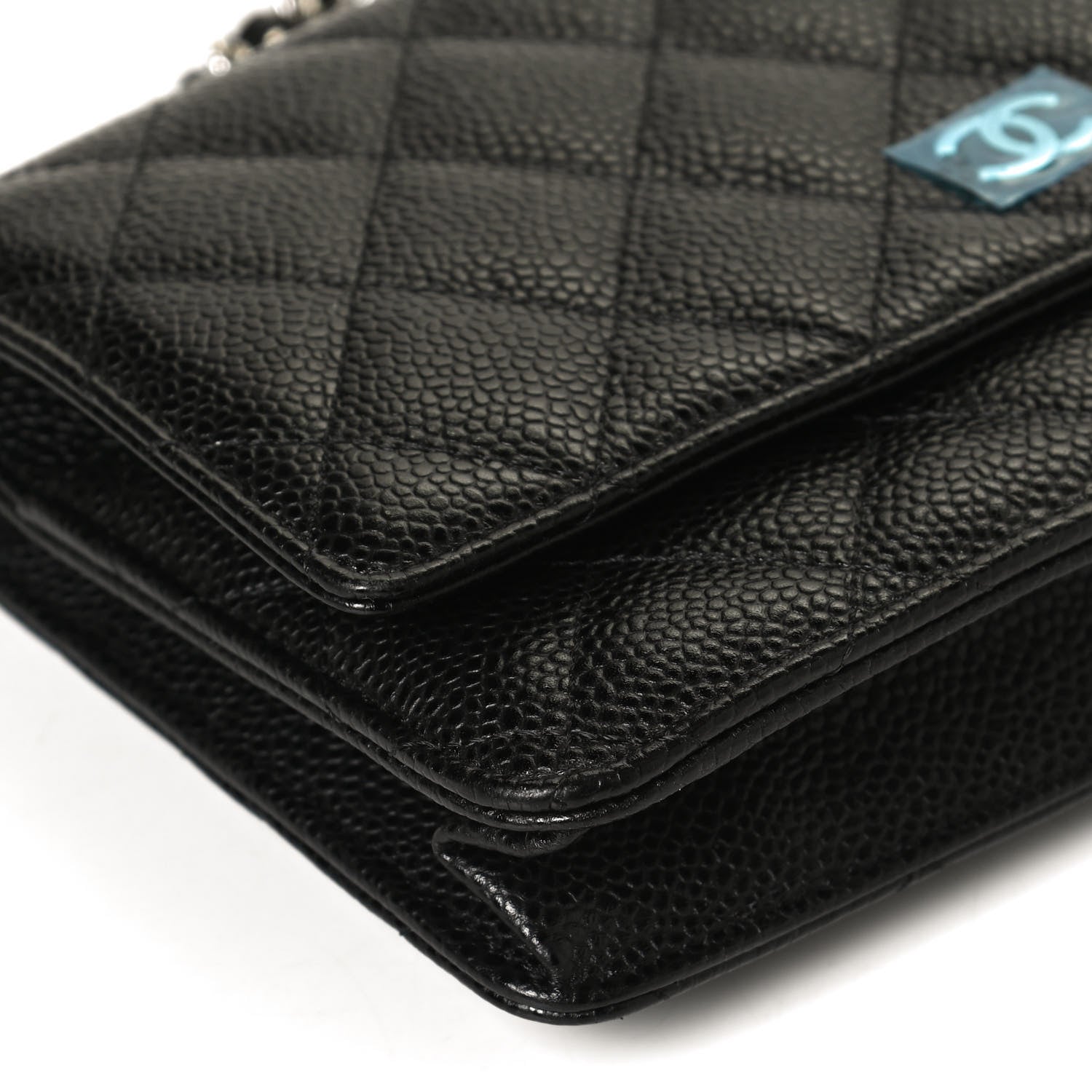 Chanel Caviar Quilted Wallet On Chain WOC Black 11 of 13