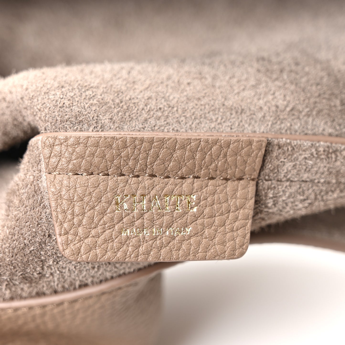 Pebbled Sport Calfskin Medium Lotus Tote Mokka