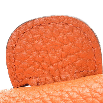 Hermes Taurillon Clemence Evelyne III GM Orange 7 of 7