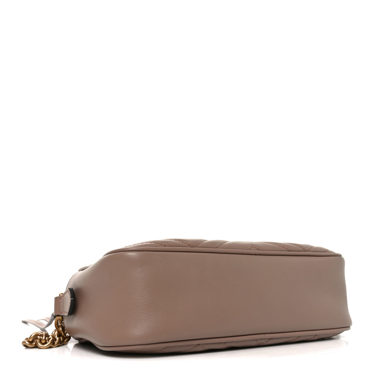 Calfskin Matelasse Small GG Marmont Chain Shoulder Bag Porcelain Rose