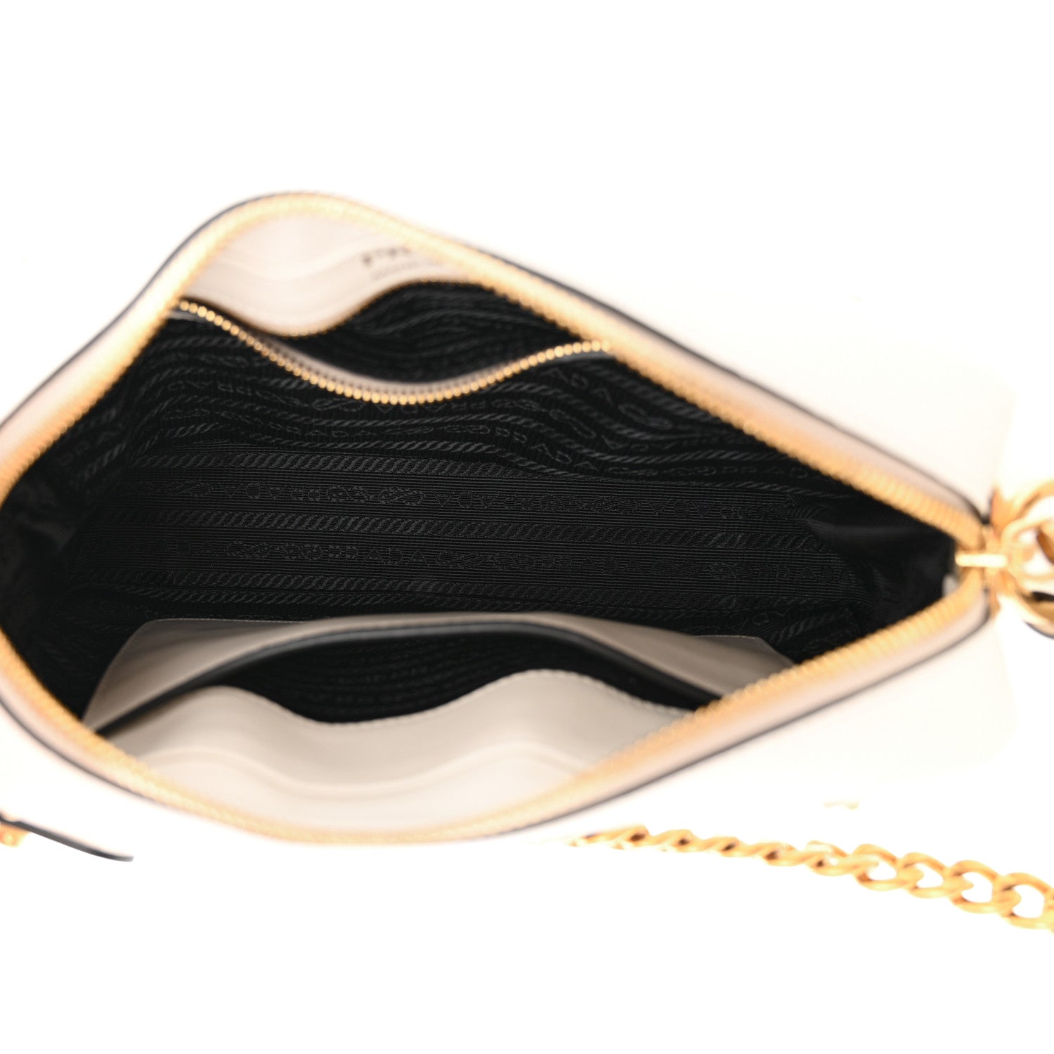 Prada City Calf Tiger Head Cahier Crossbody Talco 5 of 11