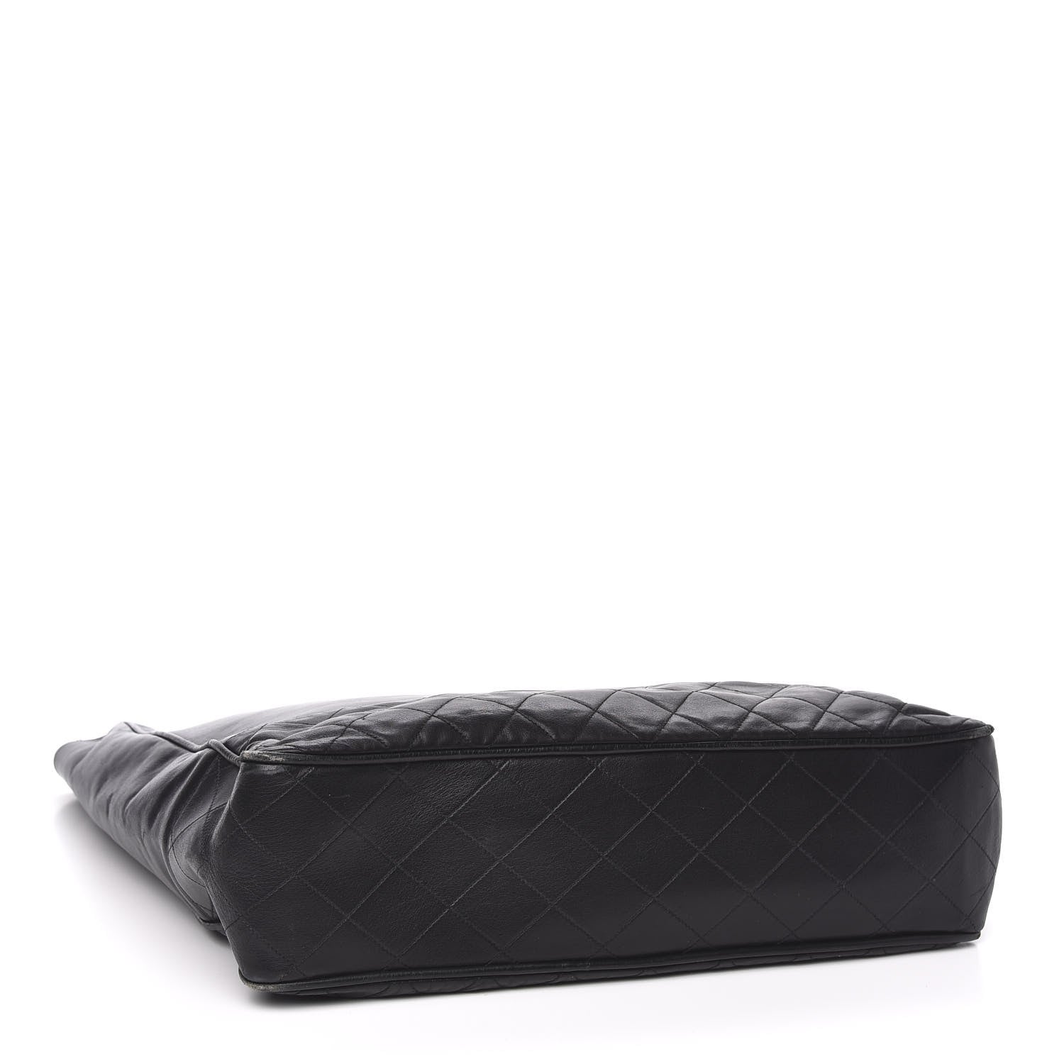 Chanel Lambskin Quilted Shoulder Bag Black 3 of 18