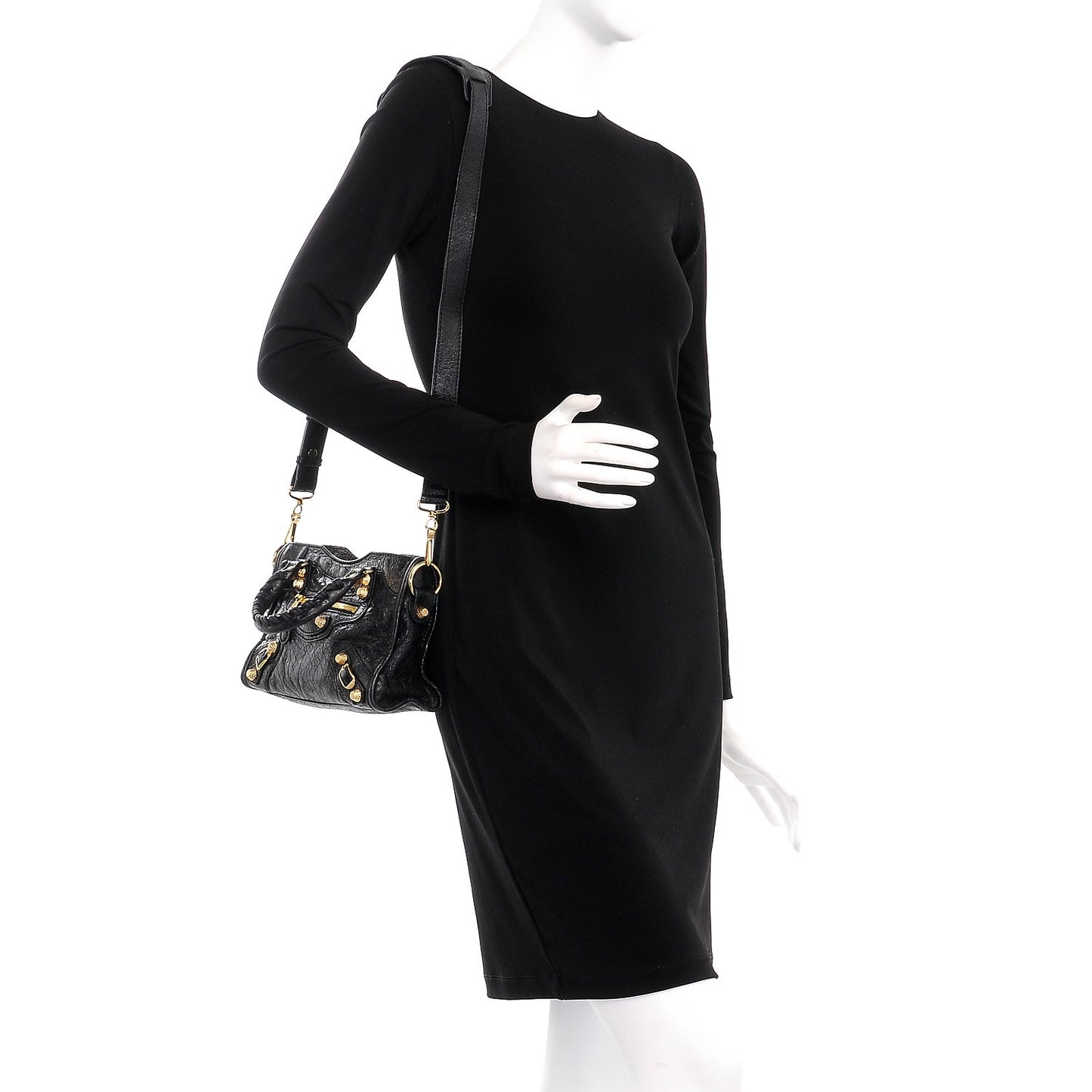 Agneau Giant 12 Gold Hardware Mini City Black