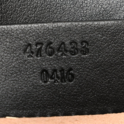 Gucci Calfskin Matelasse Super Mini GG Marmont Shoulder Bag Black 7 of 14