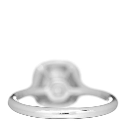 Tiffany Platinum Diamond .55ct Soleste Cushion Cut Double Halo Engagement Ring 49 5 4 of 7