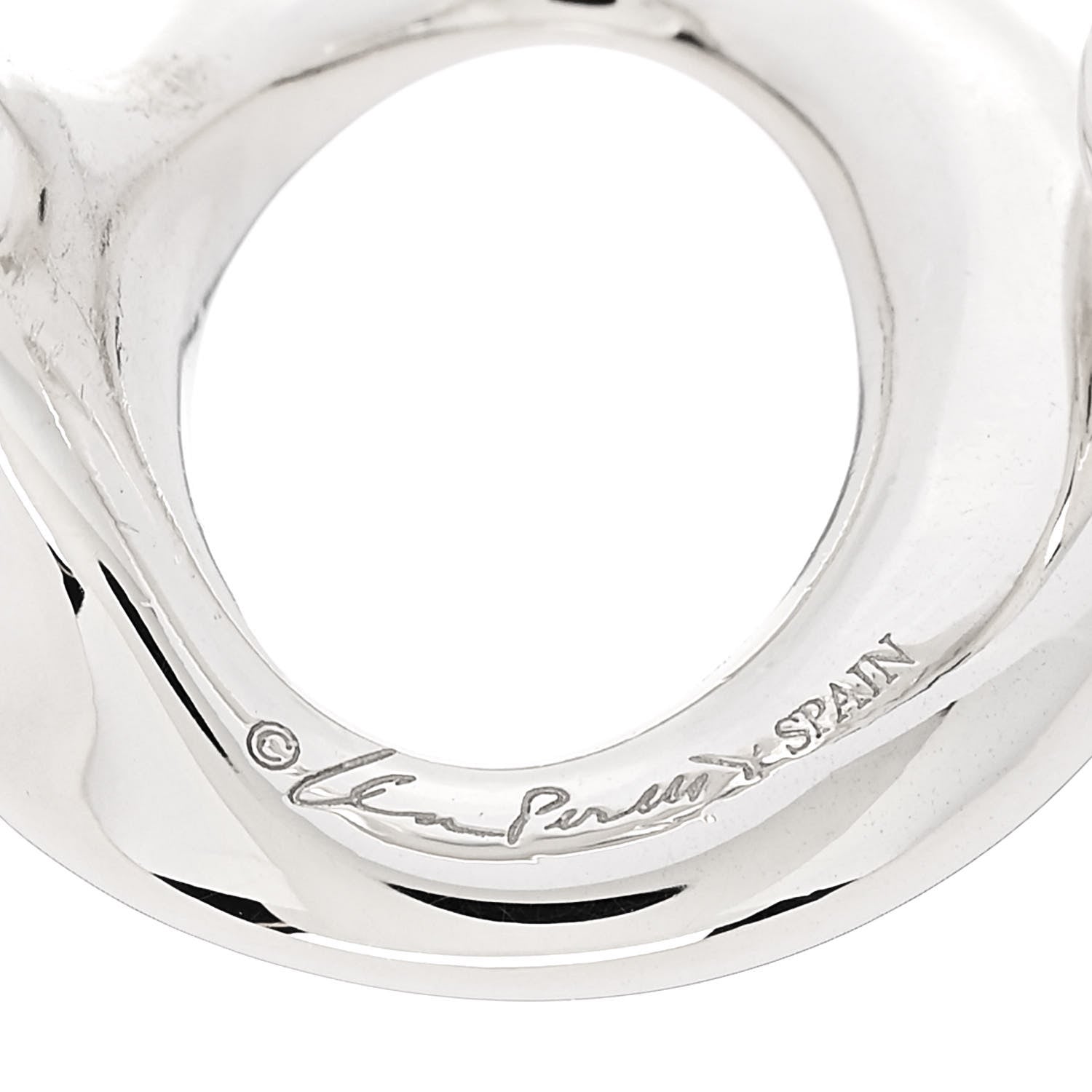 Tiffany Sterling Silver Elsa Peretti Sevillana Ring 52 6 5 of 5
