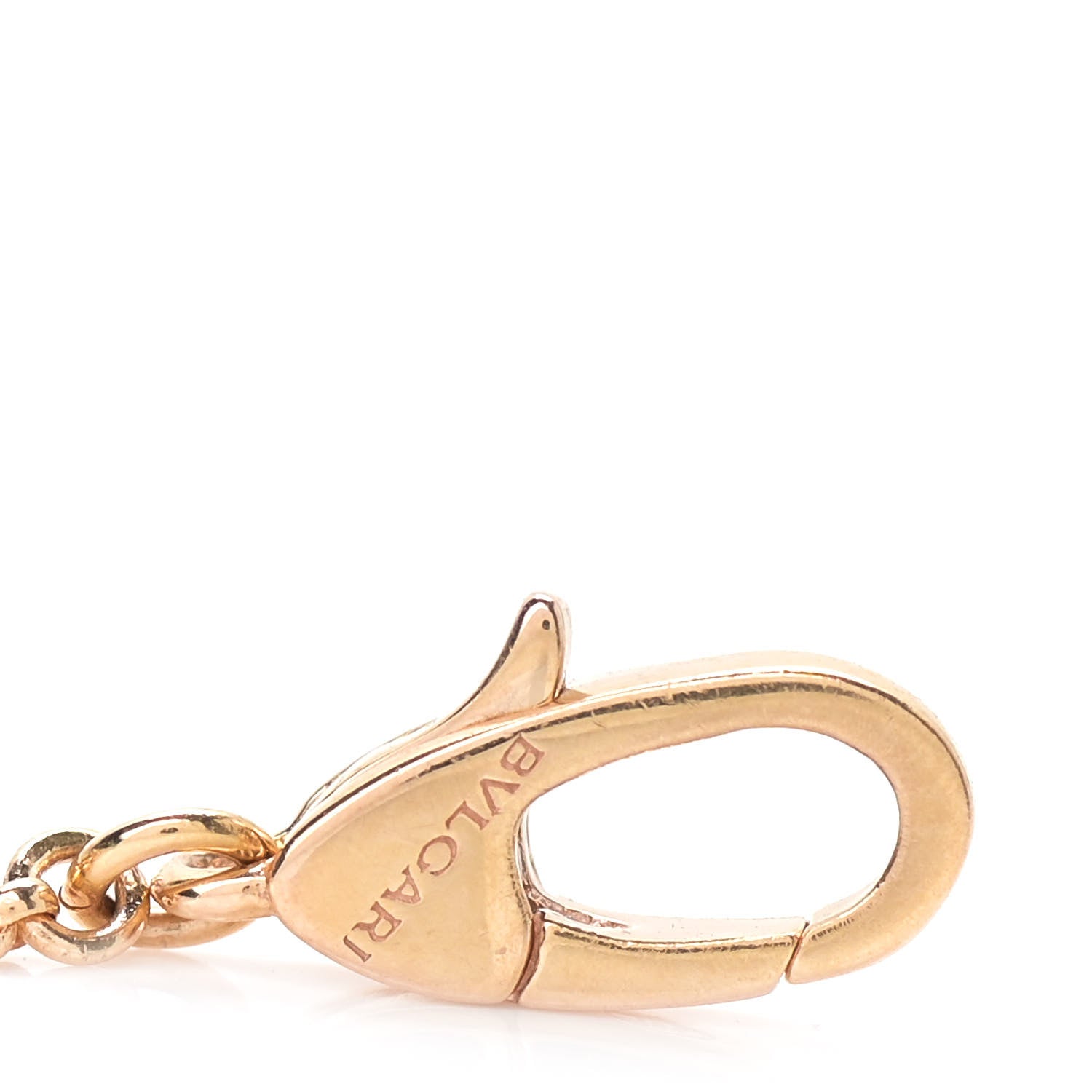 Bulgari 18K Rose Gold Cermet Small B.Zero1 Pendant Necklace 5 of 8