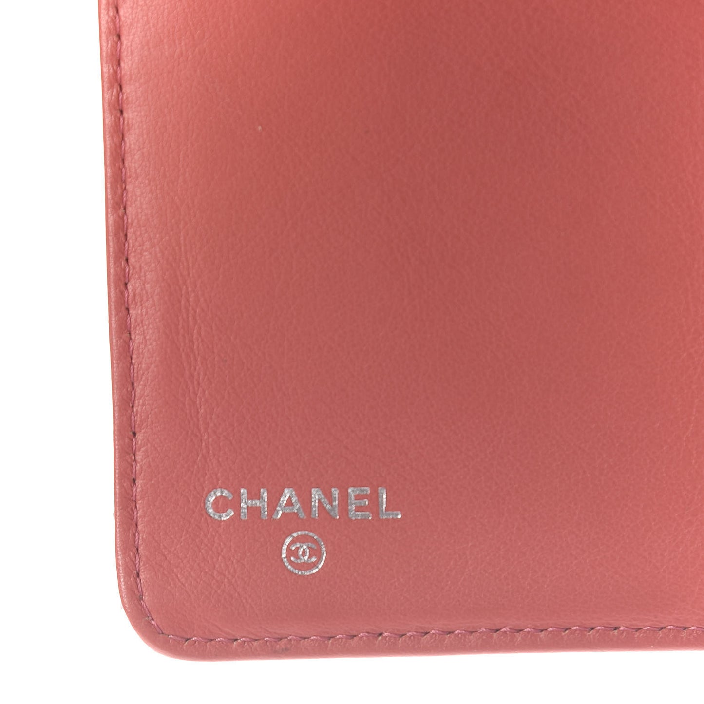Patent Quilted Brilliant Zipped Pocket Wallet Pink