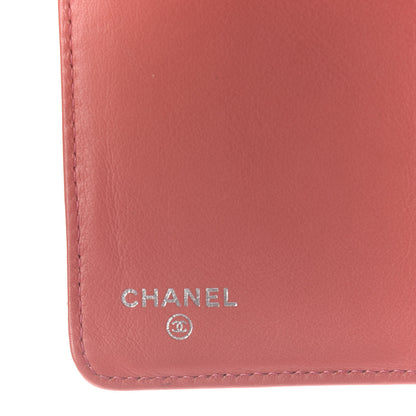 Chanel Patent Quilted Brilliant Zipped Pocket Wallet Pink 6 of 10