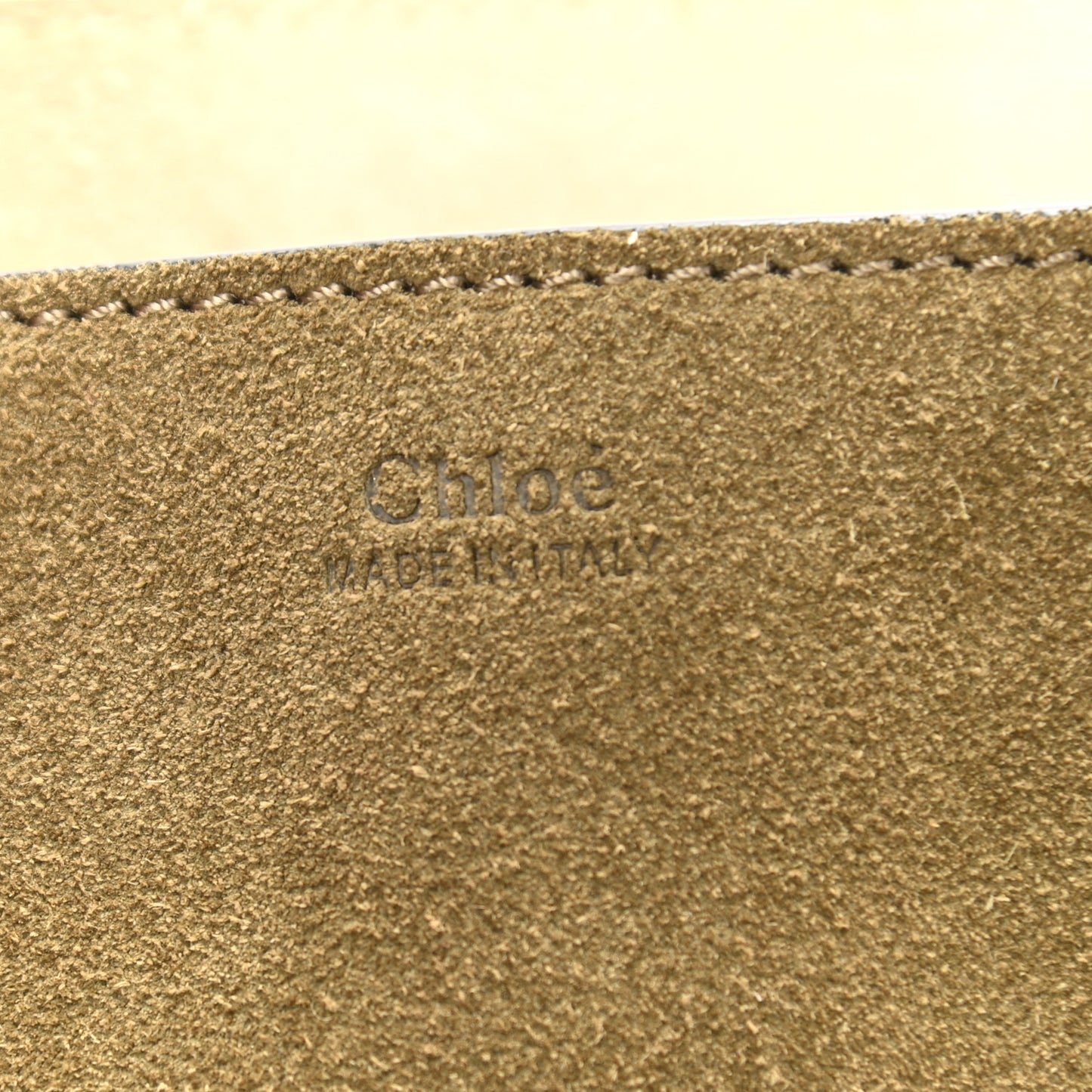 Suede Smooth Calfskin Drew Shoulder Bag Caramel